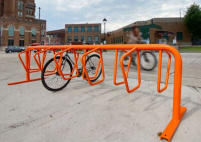 Orange Bike Rack