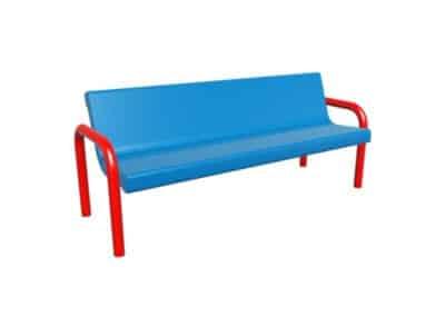 Blue bench