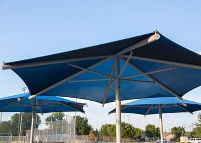 Hexagon Single Post Umbrella