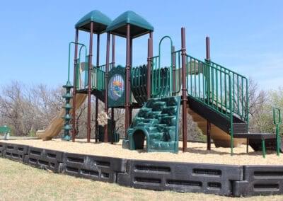 Playground with border
