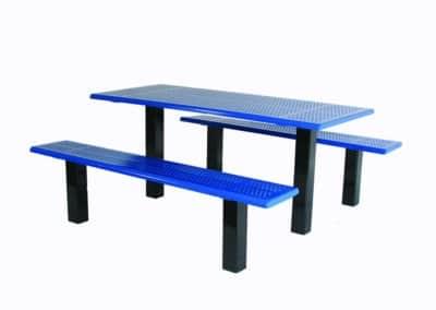 straight post picnic table